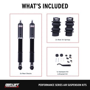 BMW F31 Suspension Coilover Kit - Rear - Air Lift - Air Lift Performance - `15-`21